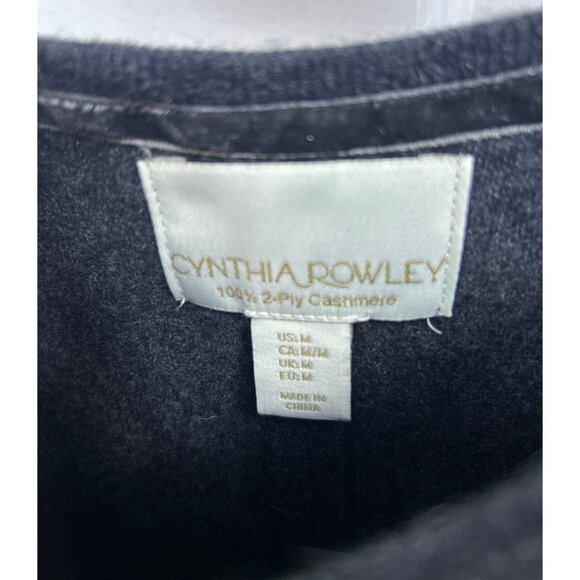 Cynthia Rowley Women's M Two-Ply Cashmere Sweater Dress Gray - Picture 5 of 7